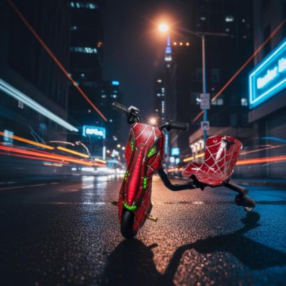 صورة ️ سكوتر درفت مطور ميني سبايدر ️